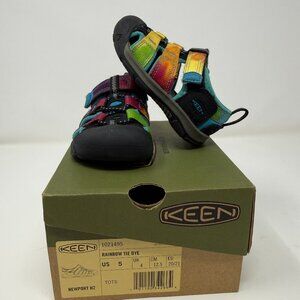 Kids' Keen Rainbow Tie Dye Newport H2 - Size 5